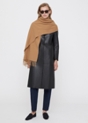 Totême Classic Wool Fringe Scarf In Camel