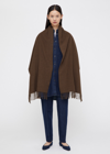 Totême Classic Virgin Wool Scarf In Washed Brown