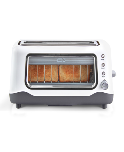 Dash Dvts501 Clear View 2-slice Toaster In White