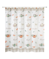 AVANTI GRATEFUL PATCH HARVEST PRINTED SHOWER CURTAIN, 72" X 72"