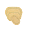 Home Weavers Double Ruffle Bath Set Bedding In Butter