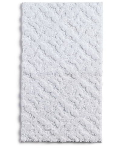 Charter Club Sculpted Bath Rug, 19" X 34",, Created For Macy's In White