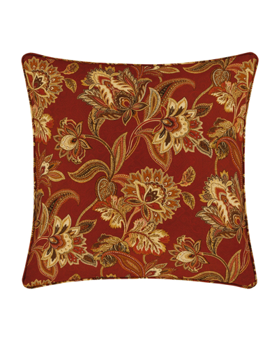 Royal Court Montecito Sham, European In Red