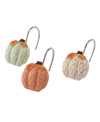 Avanti Grateful Patch Harvest Resin 12-pc. Shower Curtain Hooks In Multicolor