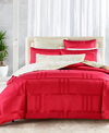 Hotel Collection Structure Comforter, King, Created For Macy's Bedding In Red