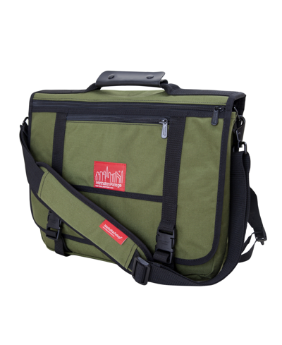 Manhattan Portage Wallstreeter With Back Zipper In Dark Brown