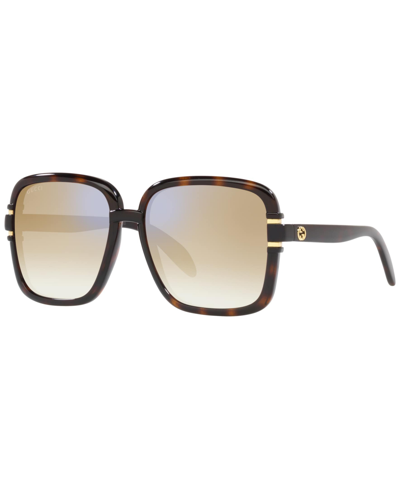 Gucci Women's Sunglasses, Gg1066s In Brown