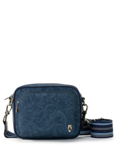 Sakroots Recycled Solid Westwood Crossbody Bag In Blue