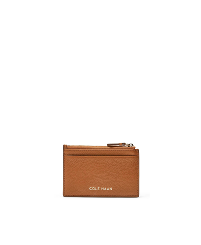 Cole Haan Women's Grand Series Card Case Wallet In British Tan