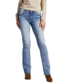 SILVER JEANS CO. WOMEN'S ELYSE MID RISE SLIM BOOTCUT JEANS