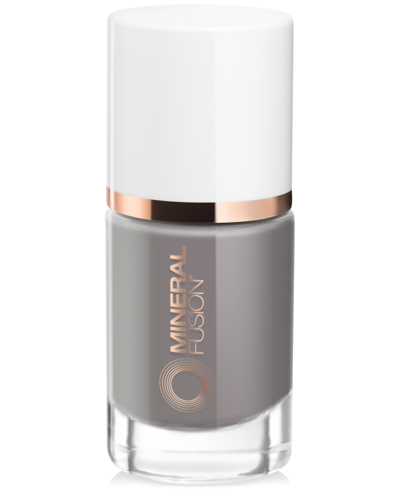 Mineral Fusion Nail Lacquer In Clean Slate (concrete Grey)