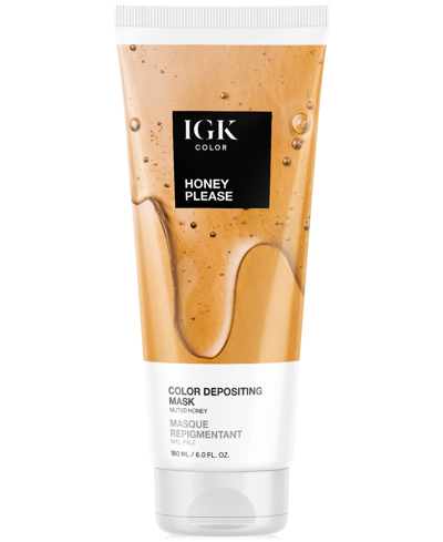 Igk Hair Color Depositing Mask In Honey Please