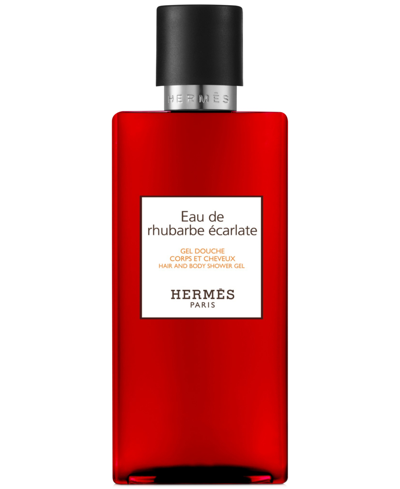 Hermes Men's Eau De Rhubarbe Ecarlate Hair & Body Shower Gel, 6.7 Oz. In No Color