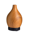 Airome Woodgrain Vase Ultrasonic Essential Oil Diffuser, Set Of 4 In Brown