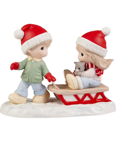 Precious Moments 221030 You Make My Days Brrr-fect Bisque Porcelain Figurine In Multicolor