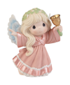 PRECIOUS MOMENTS 221044 RINGING IN HOLIDAY CHEER ANNUAL ANGEL BISQUE PORCELAIN FIGURINE