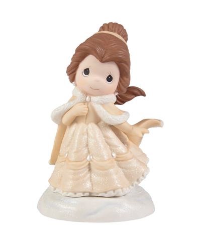 Precious Moments 221038 Disney Belle Sweet Season Of Beauty Bisque Porcelain Figurine In Multicolor