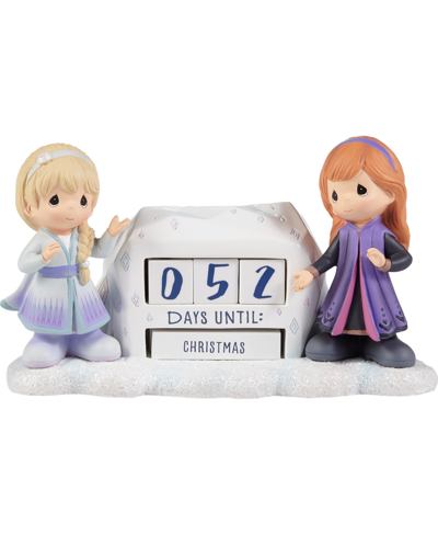 Precious Moments 221412 Disney Frozen-2 Counting Our Blessings Resin Countdown Calendar Figurine In Multicolor