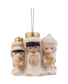 PRECIOUS MOMENTS 221032 THEY FOLLOWED THE STAR BISQUE PORCELAIN ORNAMENT