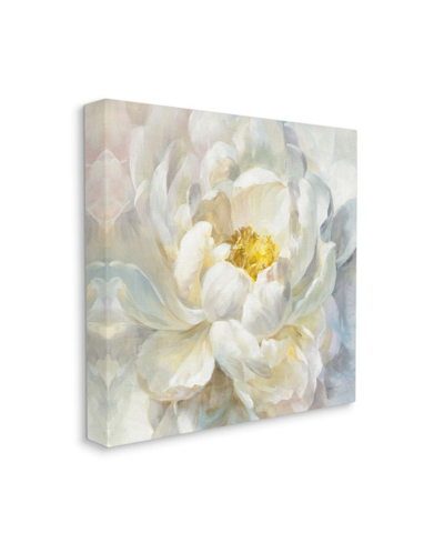 Stupell Industries Delicate Flower Petals Soft White Yellow Painting Art, 24" X 24" In Multi-color