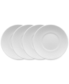 Noritake Swirl Saucers, Set Of 4 In White