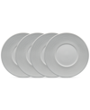 Noritake Swirl Saucers, Set Of 4 In Grey