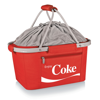 Picnic Time Oniva By  Coca-cola Metro Basket Collapsible Tote In Red