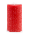 Root Candles Timberline Pillar Candle, 4" X 6" In Red