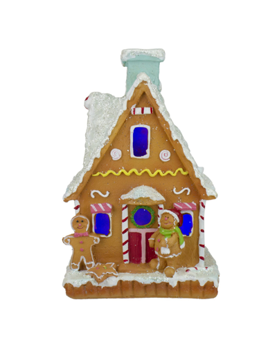 Northlight Led Lighted Gingerbread House Christmas Figure In Brown