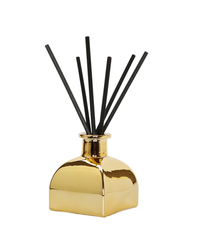 Vivience Iris Rose Square Reed Diffuser In Gold-tone