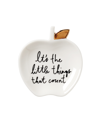 Kate Spade New York A Charmed Life Apple Ring Dish In White
