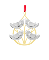 Nambe Twelve Days Of Christmas Four Calling Birds Ornament In Silver-tone
