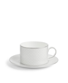 Wedgwood Gio Platinum Teacup And Saucer Set, 2 Piece In Multi