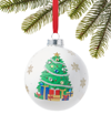Holiday Lane Feliz Navidad 2024 Glass Christmas Tree Ball Ornament, Exclusively At Macy's In No Color