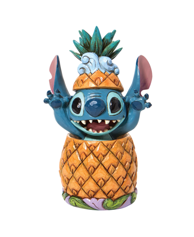 Jim Shore Stitch In A Pineapple Figurine In Multi