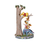 JIM SHORE TREE WITH POOH AND FRIENDS FIGURINE