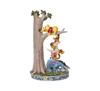 Jim Shore Tree With Pooh And Friends Figurine In Multi