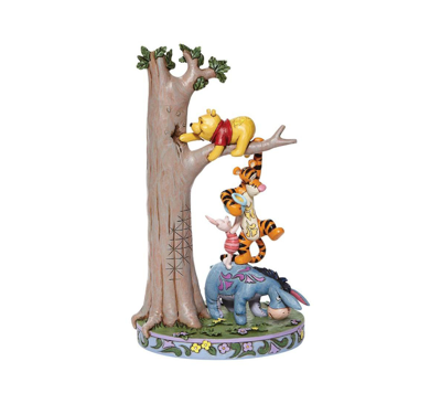 Jim Shore Tree With Pooh And Friends Figurine In Multi