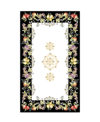 Laural Home Tuscan Fruit Sketch Tablecloth, 70" X 120" In Black