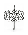 National Tree Company 17" Halloween "go Away" Wreath Hanger In Black
