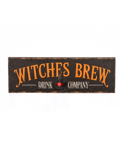 National Tree Company 24" Halloween 'witches Brew' Wall Sign In Black