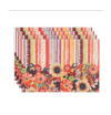 LAURAL HOME HARVEST SNIPPETS SET OF 4 PLACEMATS, 13" X 19"