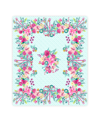 Laural Home Boho Christmas Tablecloth, 70" X 84" In Aqua