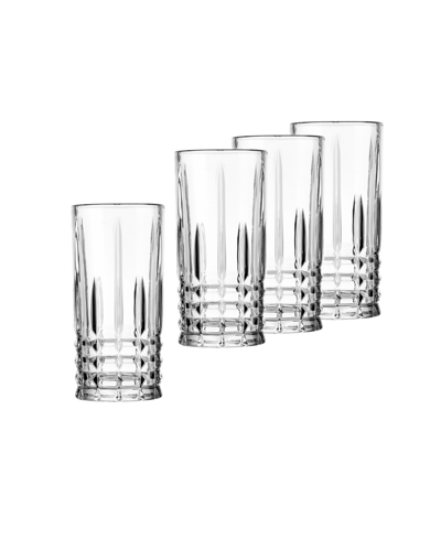 Godinger Royce Highball Glasses Set, 4 Pieces In Clear