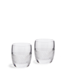 VERA WANG WEDGWOOD DIAMOND MOSAIC TUMBLER, SET OF 2