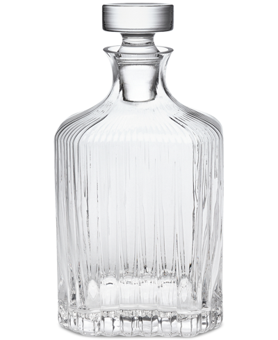 Hotel Collection Fluted Whiskey Decanter, Created For Macy's In Clear