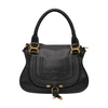 Chloé Marcie Medium Leather Handbag With Removable Shoulder Strap In Black