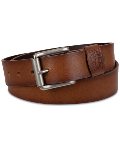 Levi's Men's Western Leather Belt In Tan