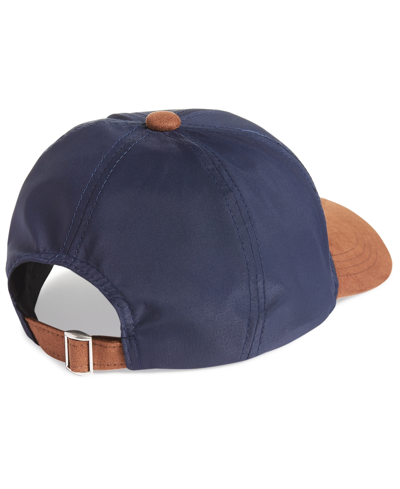 Alfani Men's Colorblock Baseball Hat, Created For Macy's In Navy/ Grey