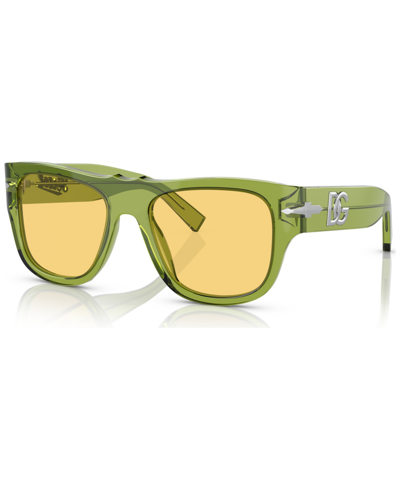 Persol Men's Pinnacle 54 Sunglasses, 0po3294s1165r654w In Transparent Green